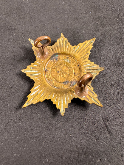 WW1 British Army Irish Guards Cap Badge