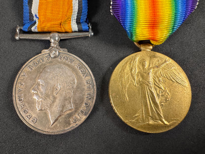 Photo 2 of WW1 British War Medals East Yorkshire Regiment - collectible militaria item