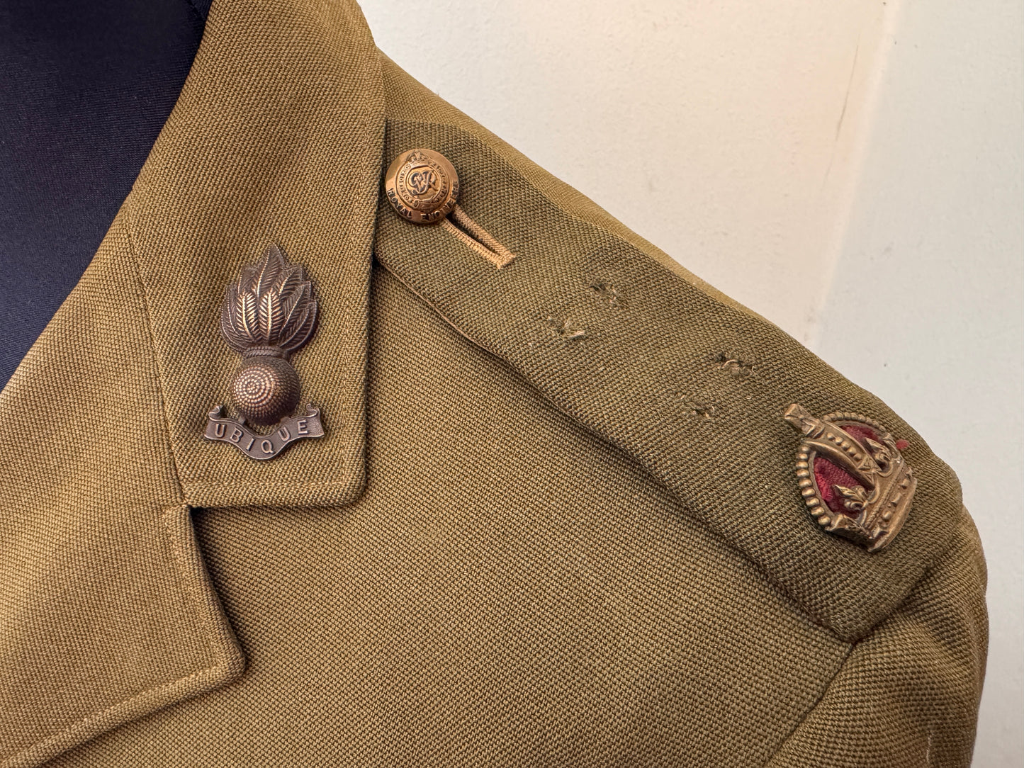 Photo 4 of WW2 British Army Royal Engineers Officer's Service Tunic - collectible militaria item