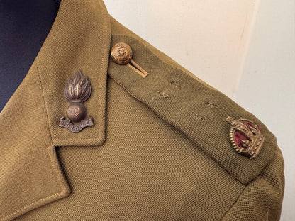 Photo 4 of WW2 British Army Royal Engineers Officer's Service Tunic - collectible militaria item