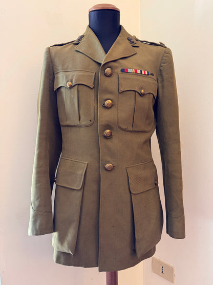 Photo 1 of WW2 British Army Royal Engineers Officer's Service Tunic - collectible militaria item