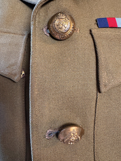 Photo 6 of WW2 British Army Royal Engineers Officer's Service Tunic - collectible militaria item