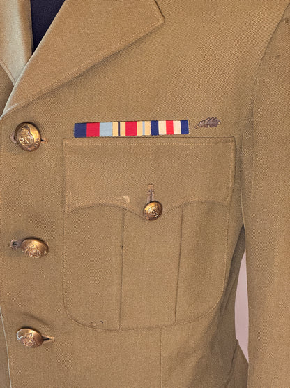 Photo 7 of WW2 British Army Royal Engineers Officer's Service Tunic - collectible militaria item