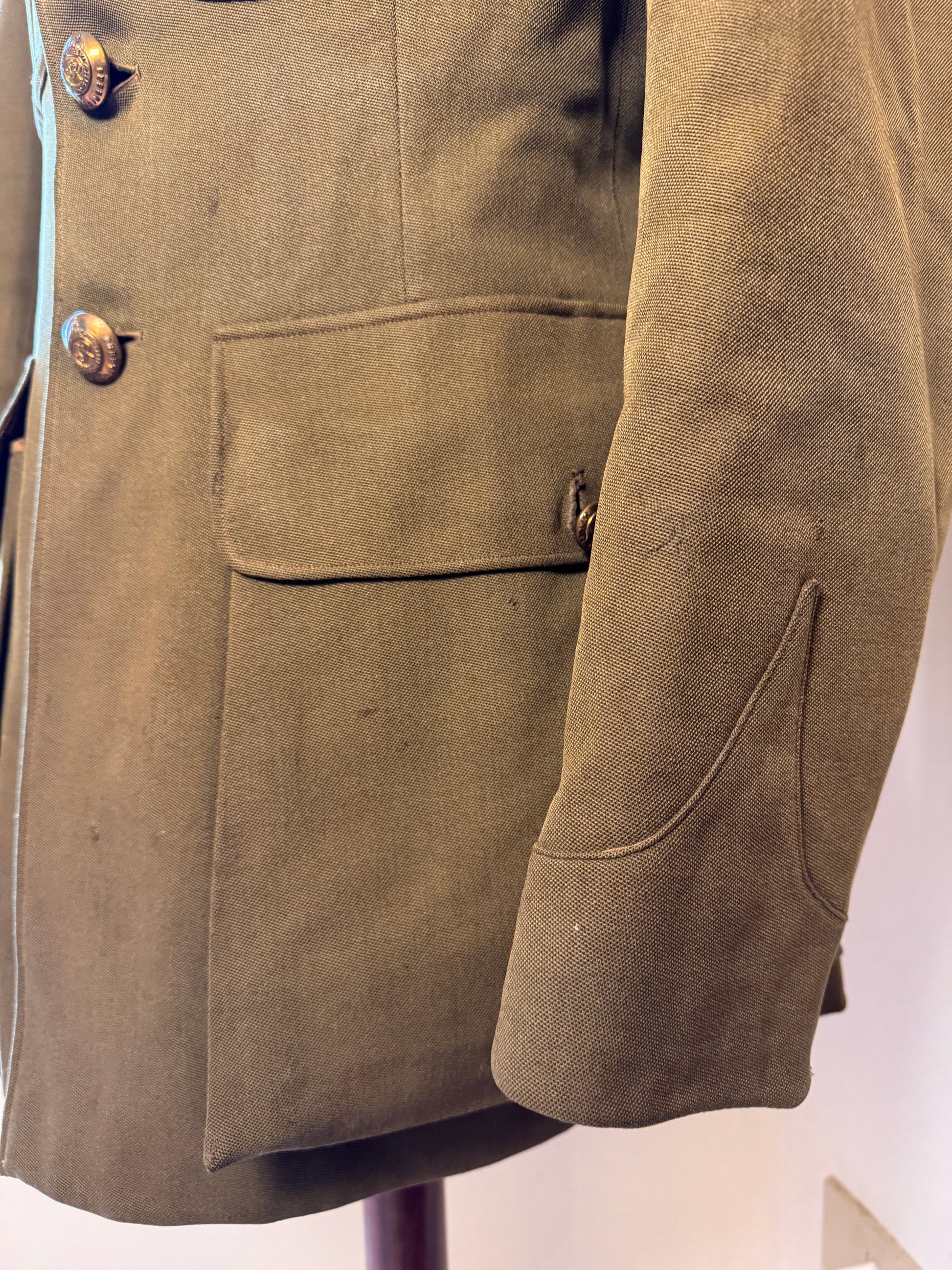 Photo 9 of WW2 British Army Royal Engineers Officer's Service Tunic - collectible militaria item
