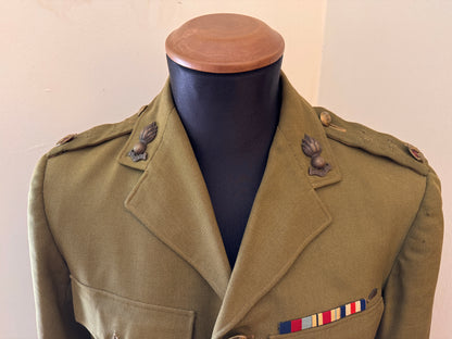 Photo 2 of WW2 British Army Royal Engineers Officer's Service Tunic - collectible militaria item