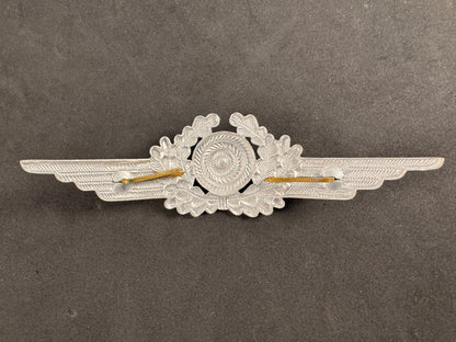 Photo 2 of WW2 German Luftwaffe EM/NCO Visor Cap Cockade Wreath - collectible militaria item