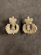 Photo 1 of Victorian British Army Cameron Highlanders Collar Badges (Pair) - collectible militaria item