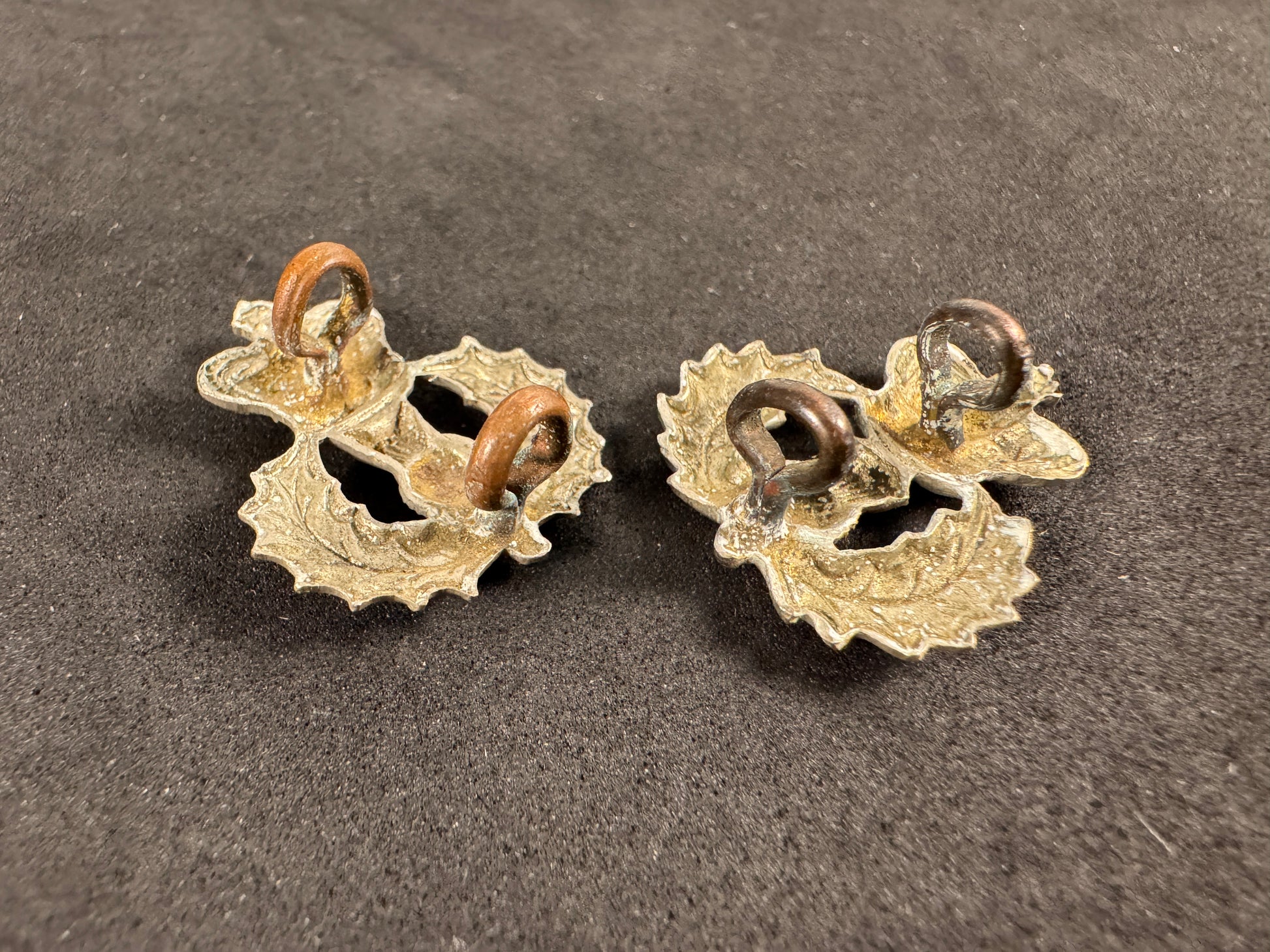 Photo 3 of Victorian British Army Cameron Highlanders Collar Badges (Pair) - collectible militaria item