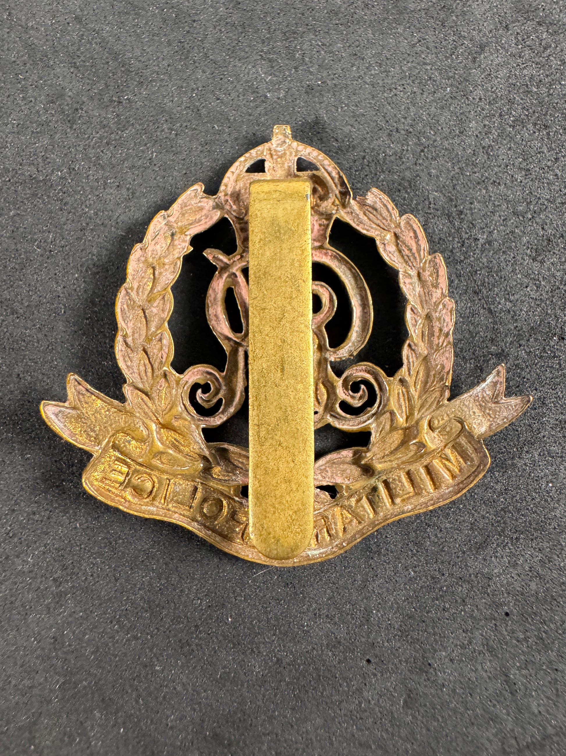 Photo 2 of WW1 British Army Military Police Cap Badge - collectible militaria item