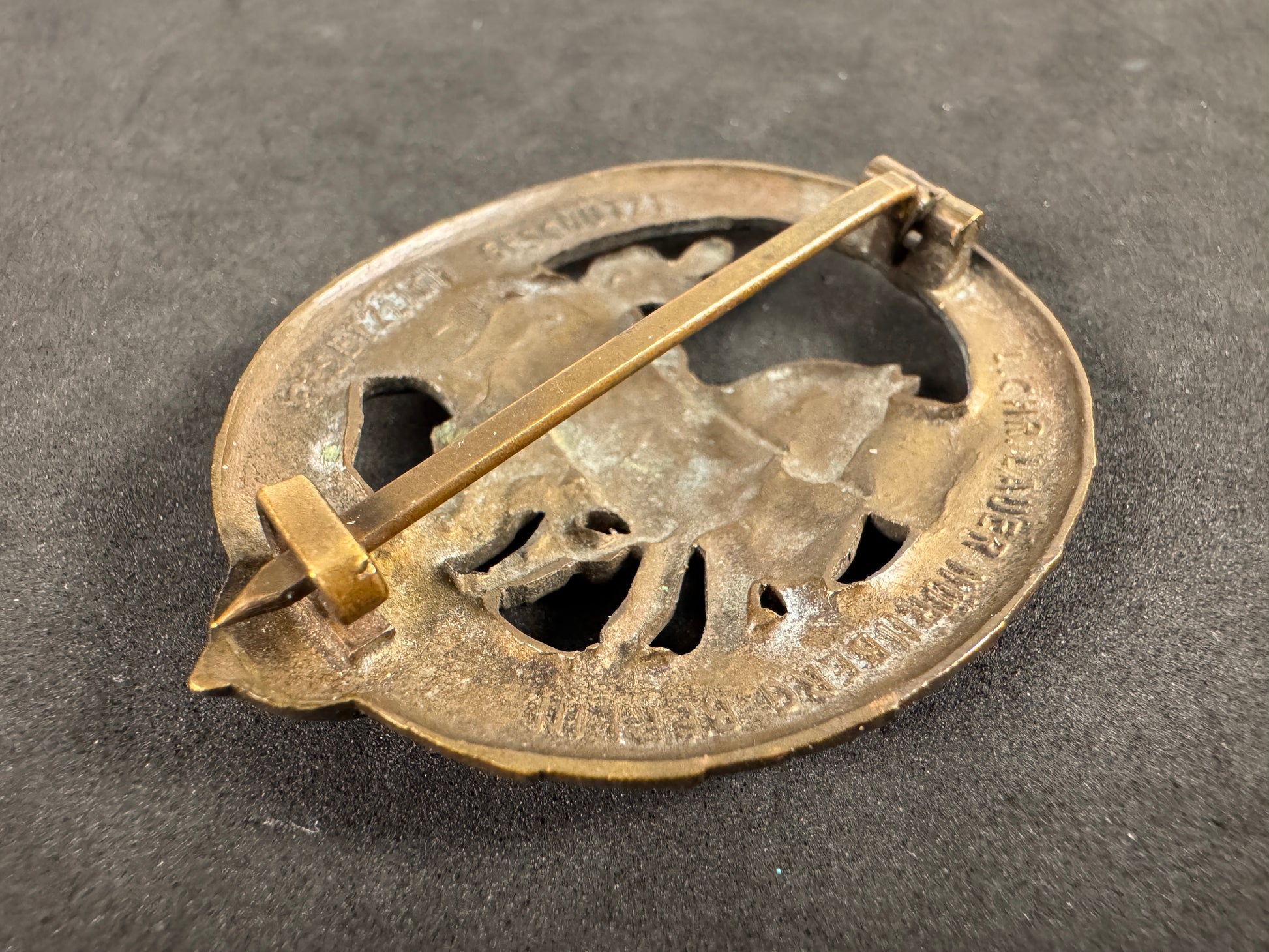 Photo 3 of Third Reich German Horse Driver's Badge - Bronze Grade - collectible militaria item