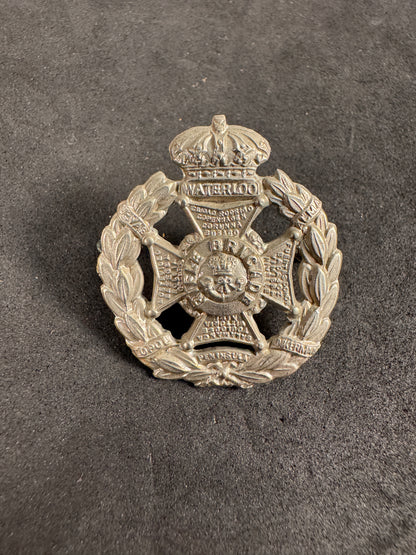 Photo 1 of Victorian British Army Rifle Brigade Field Service Cap Badge - collectible militaria item