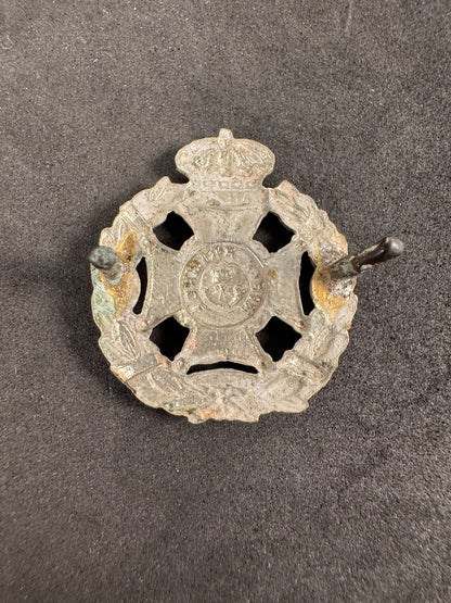 Photo 2 of Victorian British Army Rifle Brigade Field Service Cap Badge - collectible militaria item