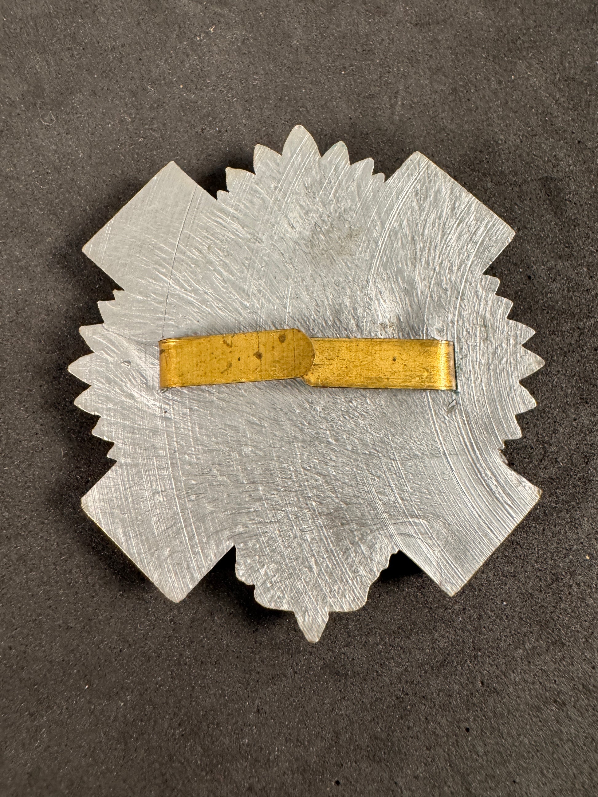 Photo 2 of WW2 British Army Highland Light Infantry Plastic Economy Cap Badge - collectible militaria item