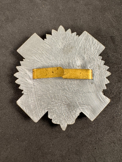 Photo 2 of WW2 British Army Highland Light Infantry Plastic Economy Cap Badge - collectible militaria item