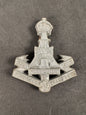 Photo 1 of WW2 British Army Yorkshire Regiment Plastic Economy Cap Badge - collectible militaria item