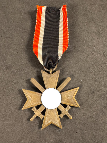 Photo 1 of WW2 German War Merit Cross 2nd Class with Swords - 127 - collectible militaria item