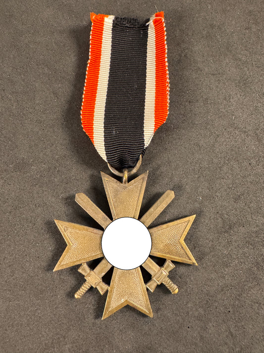 Photo 1 of WW2 German War Merit Cross 2nd Class with Swords - 127 - collectible militaria item