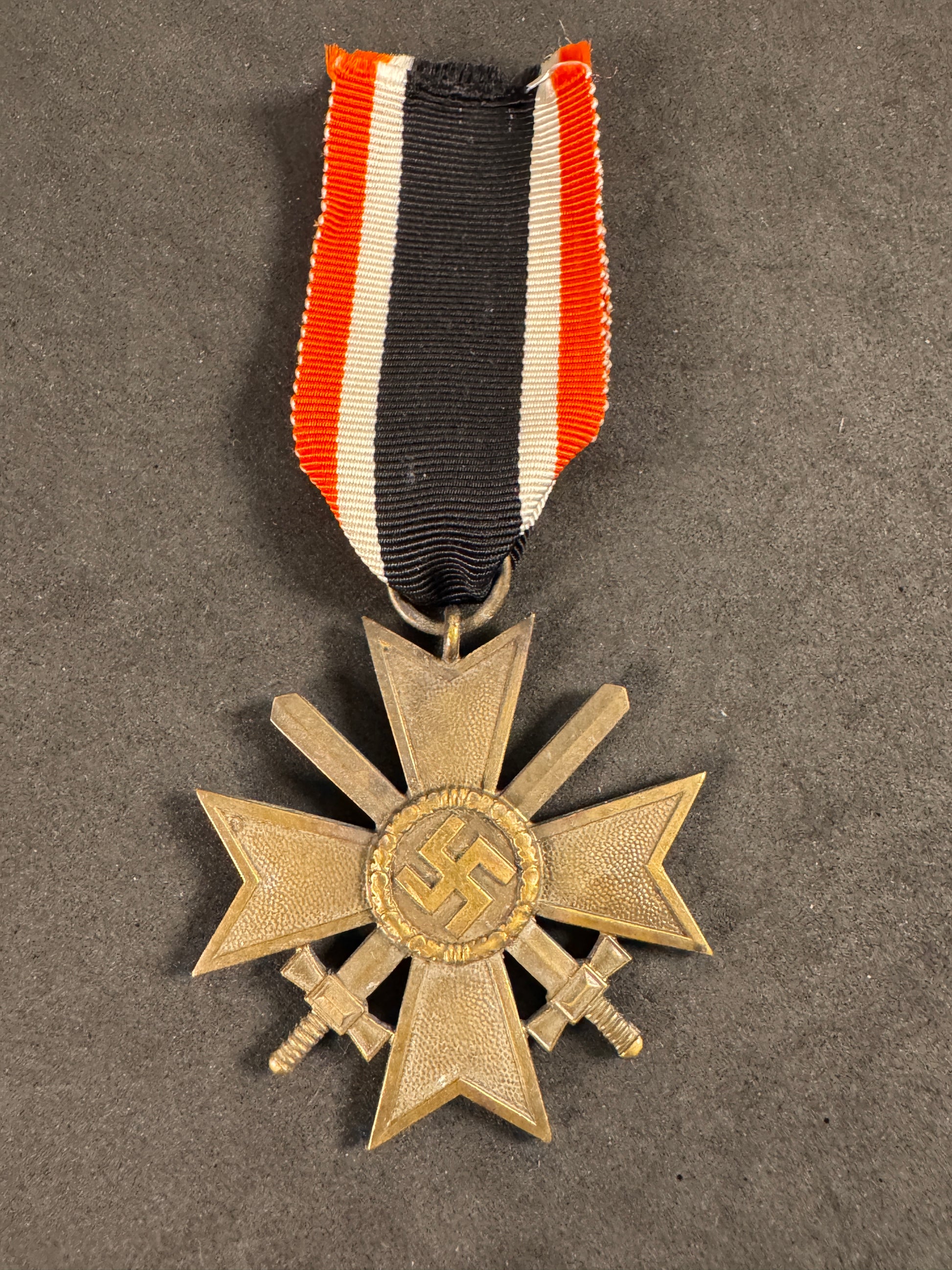 Photo 2 of WW2 German War Merit Cross 2nd Class with Swords - 127 - collectible militaria item