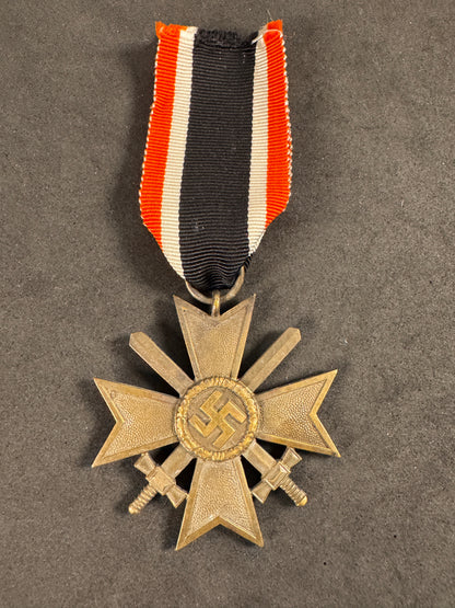 Photo 2 of WW2 German War Merit Cross 2nd Class with Swords - 127 - collectible militaria item