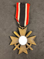 Photo 1 of WW2 German War Merit Cross 2nd Class with Swords - 6 Zimmermann - collectible militaria item