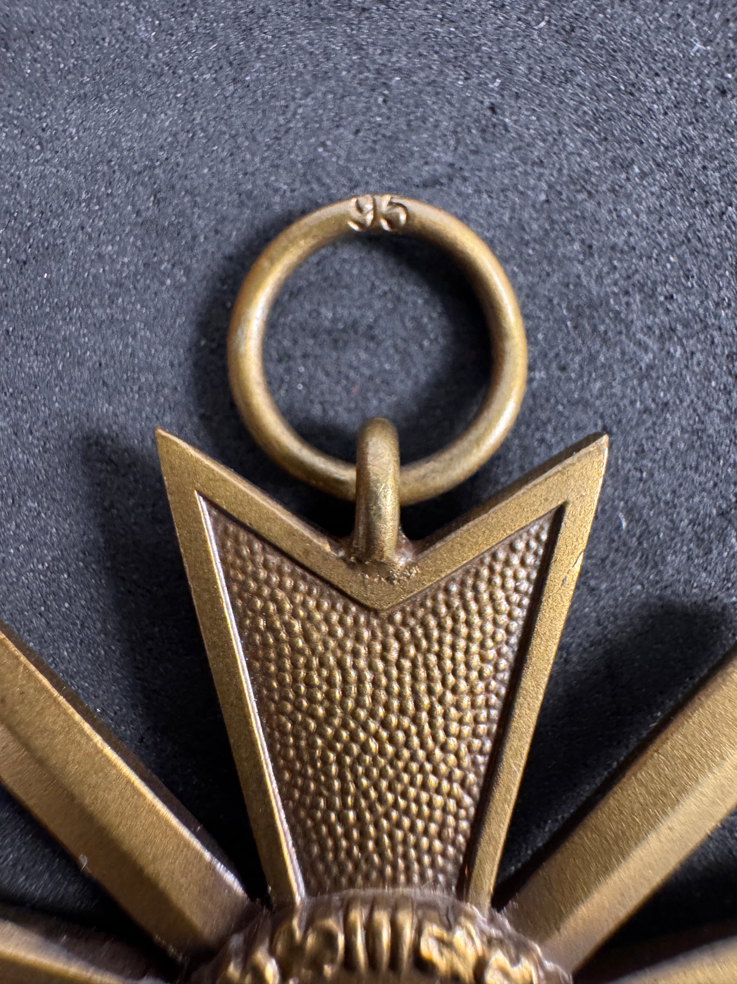 Photo 5 of WW2 German War Merit Cross 2nd Class with Swords - Maker Mark 95 - collectible militaria item