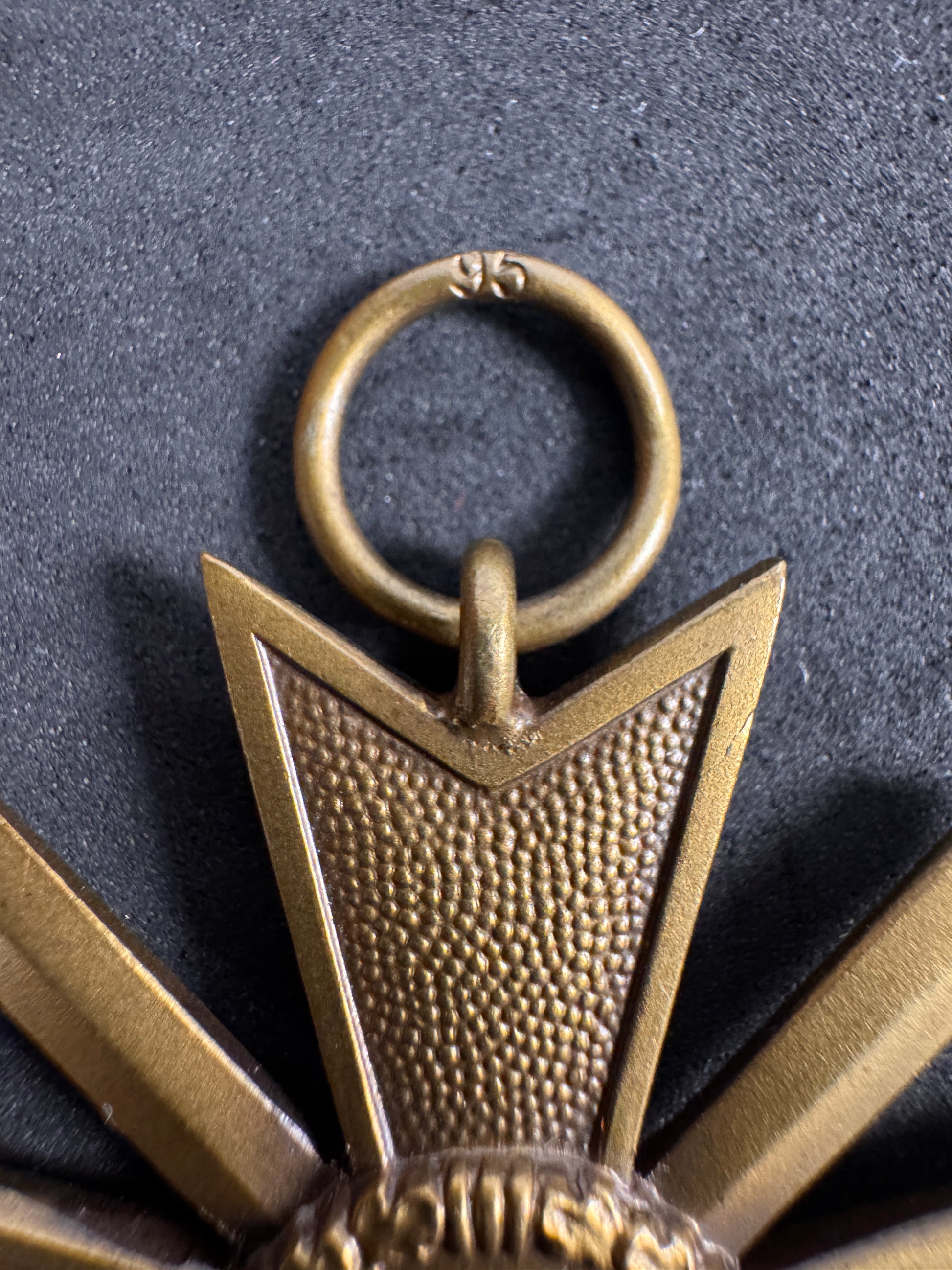 Photo 5 of WW2 German War Merit Cross 2nd Class with Swords - Maker Mark 95 - collectible militaria item