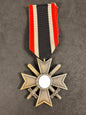 Photo 1 of WW2 German War Merit Cross 2nd Class with Swords Medal - collectible militaria item