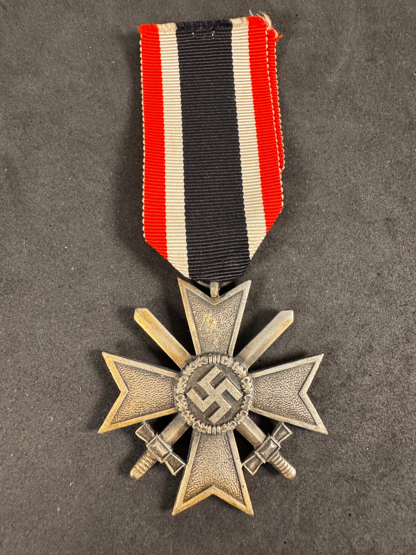 Photo 2 of WW2 German War Merit Cross 2nd Class with Swords Medal - collectible militaria item