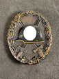 Photo 1 of WW2 German Black Wound Badge (Verwundetenabzeichen in Schwarz) - collectible militaria item