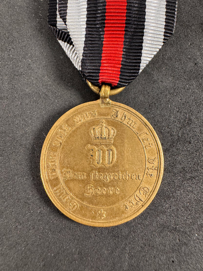 Photo 3 of German Franco-Prussian War Medal 1870-1871 - collectible militaria item