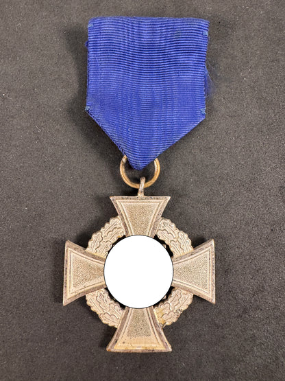 Photo 1 of WW2 German 25 Year Faithful Service Award - collectible militaria item