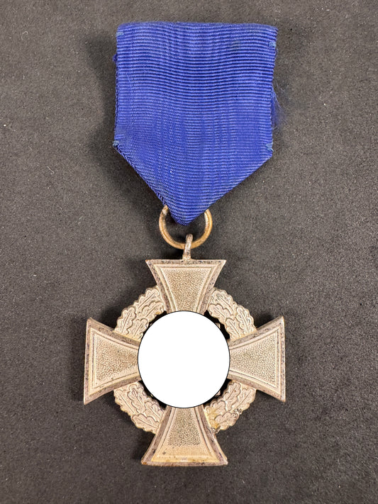 Photo 1 of WW2 German 25 Year Faithful Service Award - collectible militaria item