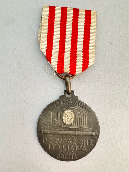WW2 Italian Occupation of Greece Medal – 1941 Campaign Commemorative Medal