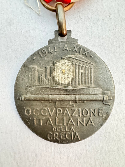 WW2 Italian Occupation of Greece Medal – 1941 Campaign Commemorative Medal