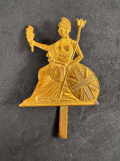 Photo 1 of WW2 British Army Royal Norfolk Regiment Overseas Pagri Cap Badge - collectible militaria item