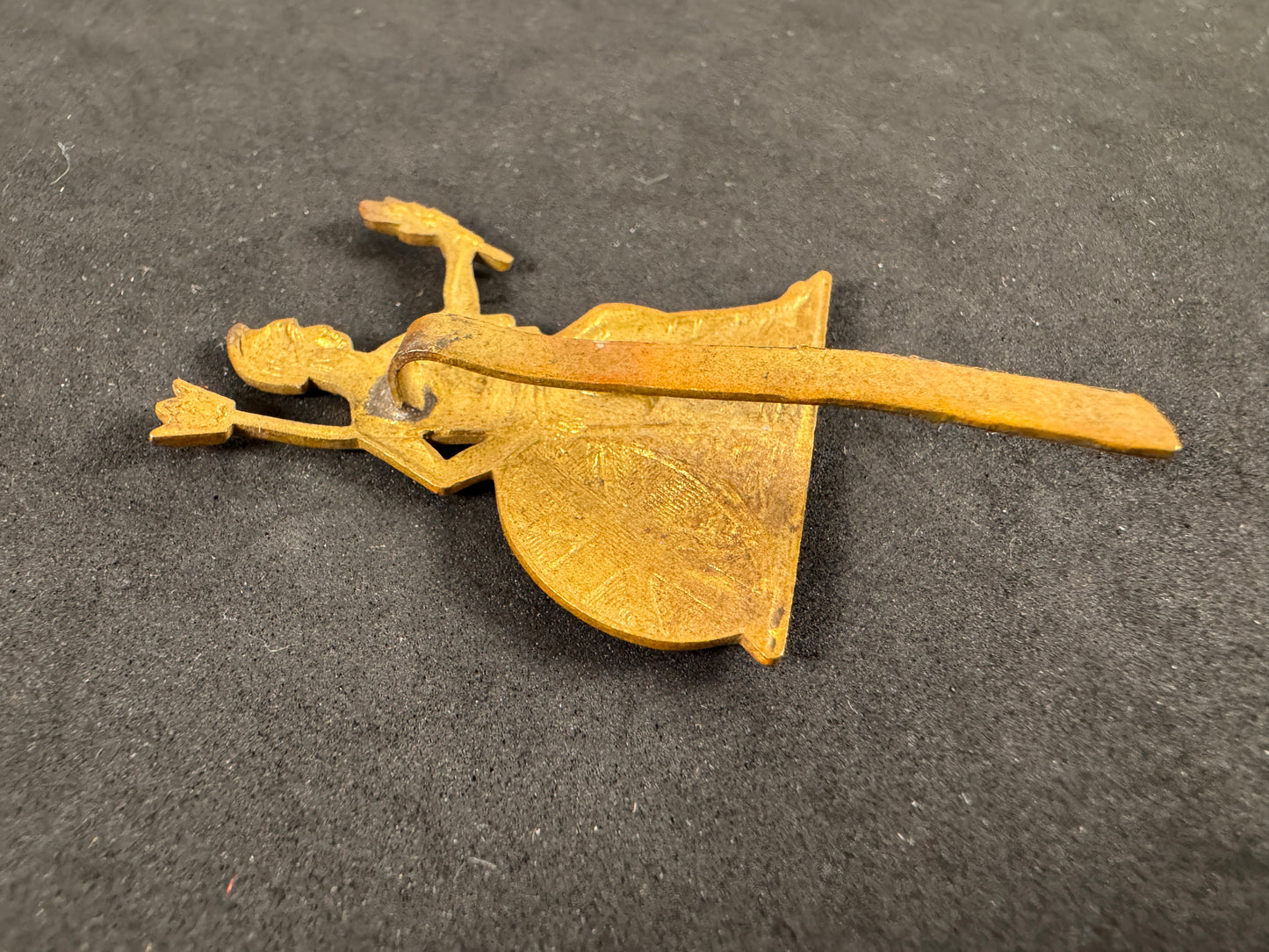 Photo 3 of WW2 British Army Royal Norfolk Regiment Overseas Pagri Cap Badge - collectible militaria item