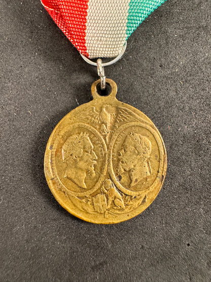 Photo 2 of Commemorative Medal of the Battle of Solferino 1859 - Italian Independence Wars - collectible militaria item