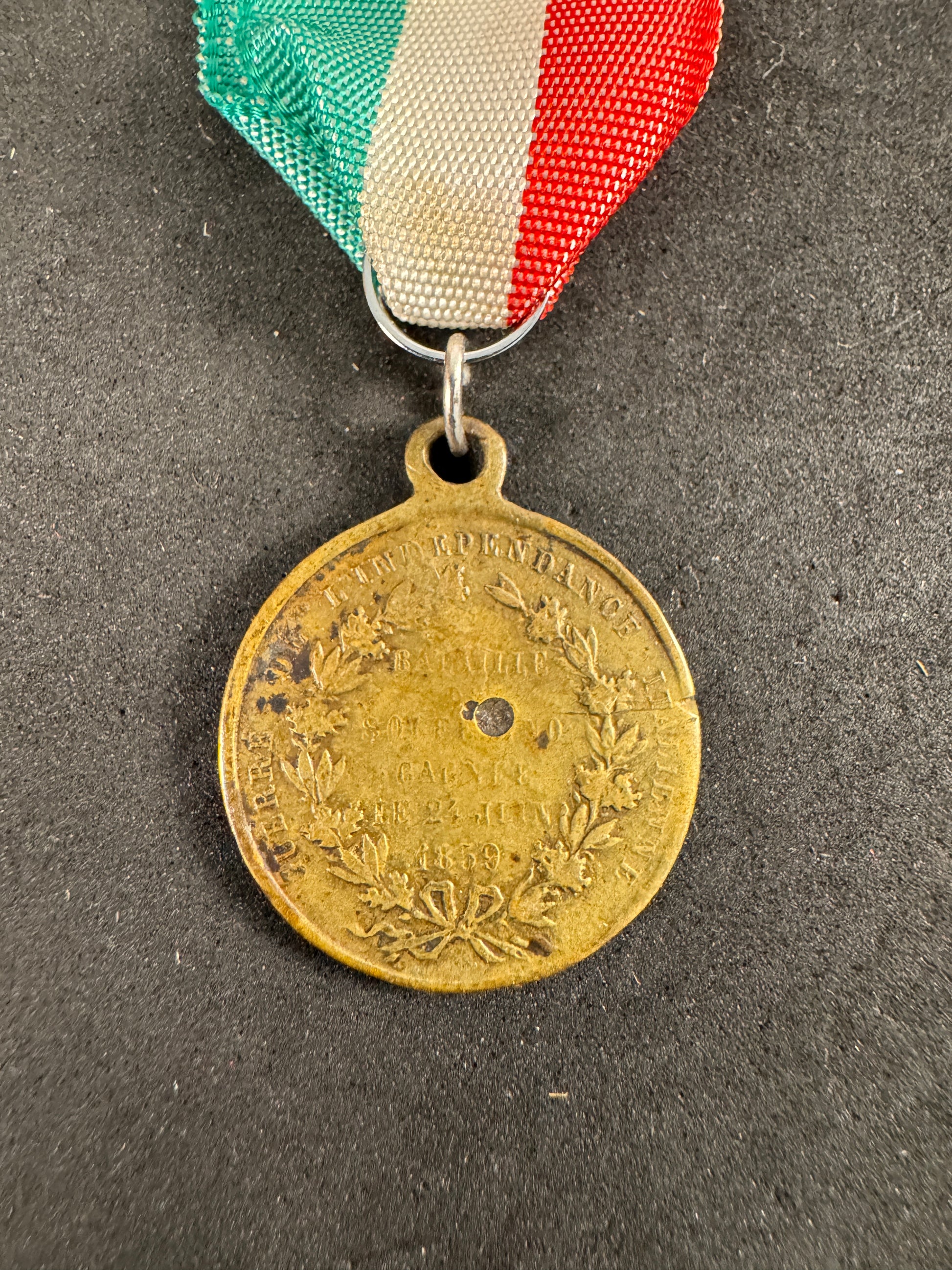 Photo 3 of Commemorative Medal of the Battle of Solferino 1859 - Italian Independence Wars - collectible militaria item