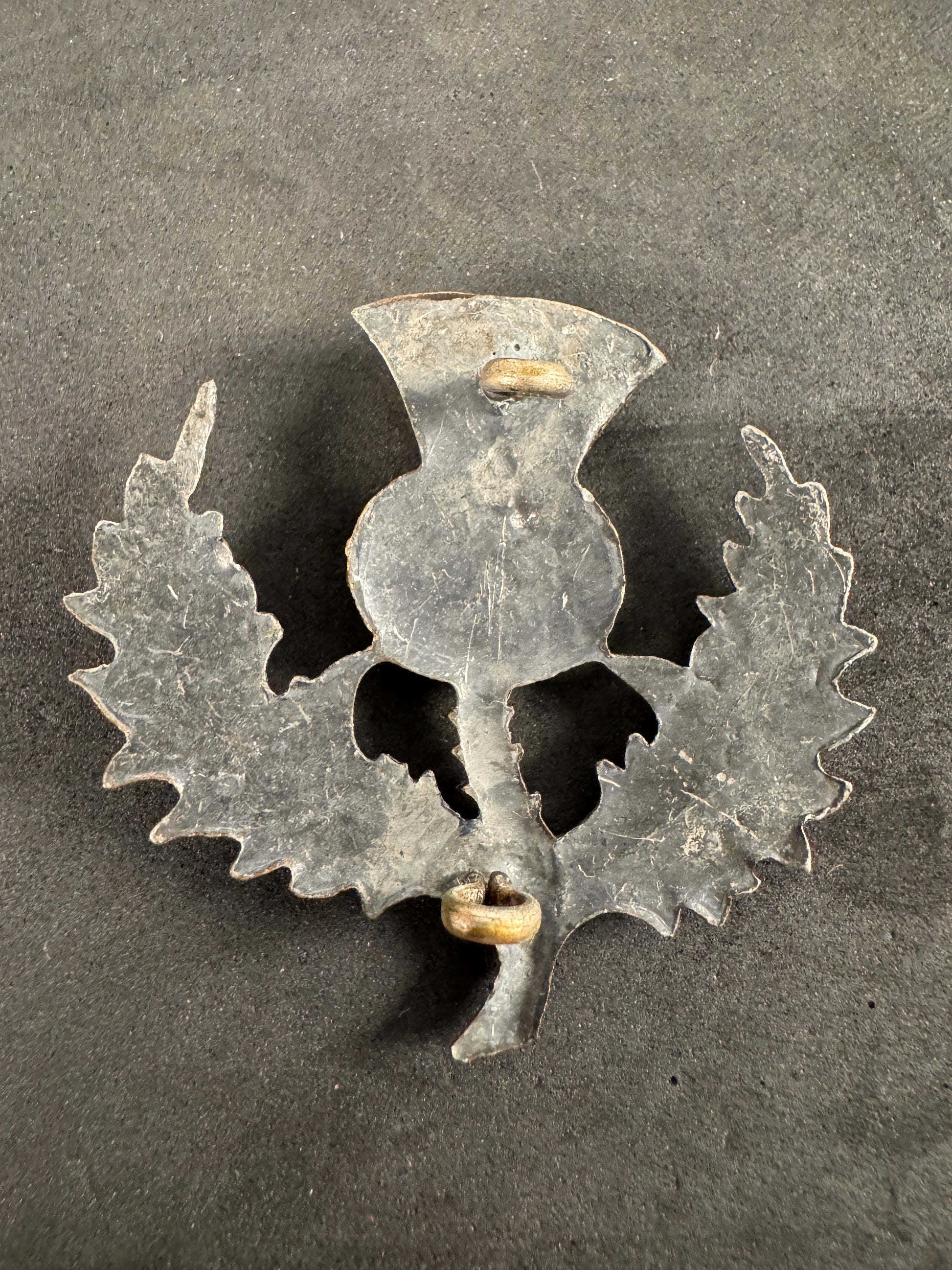 Photo 3 of Victorian British Army 7th London Scottish Volunteer Rifle Corps Sporran Badge - collectible militaria item