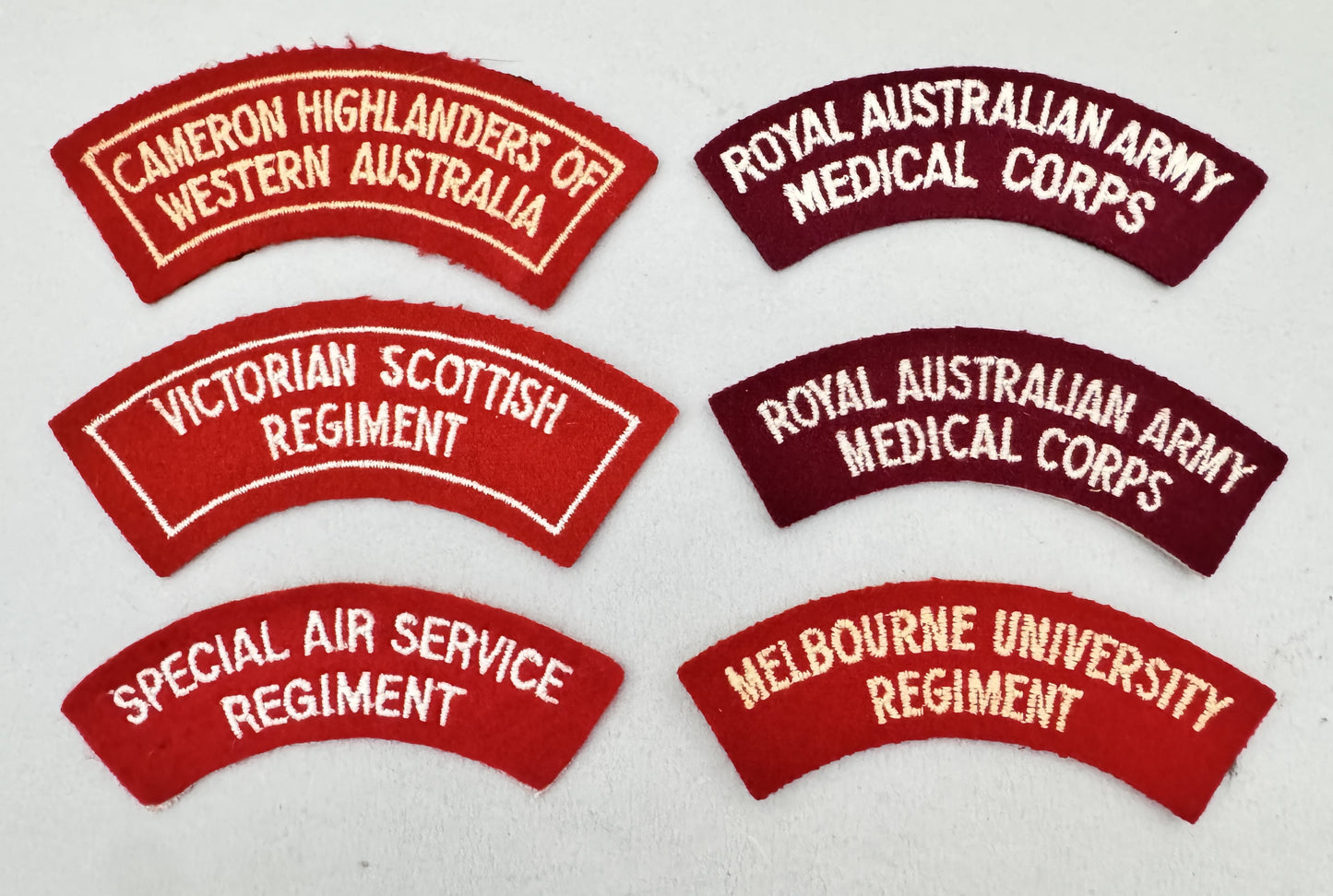 Australian Army CMF Scottish Regimental Shoulder Titles