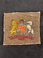 Photo 1 of WW2 British Army Warrant Officer 1st Class (WO1) Printed Rank Badge - collectible militaria item