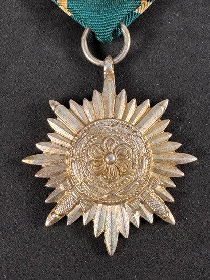 Photo 2 of WW2 German Eastern People's Medal (Ostvolk) 2nd Class With Swords - collectible militaria item