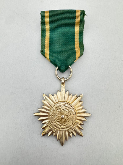 WW2 German Eastern People's Medal (Ostvolk) 2nd Class With Swords