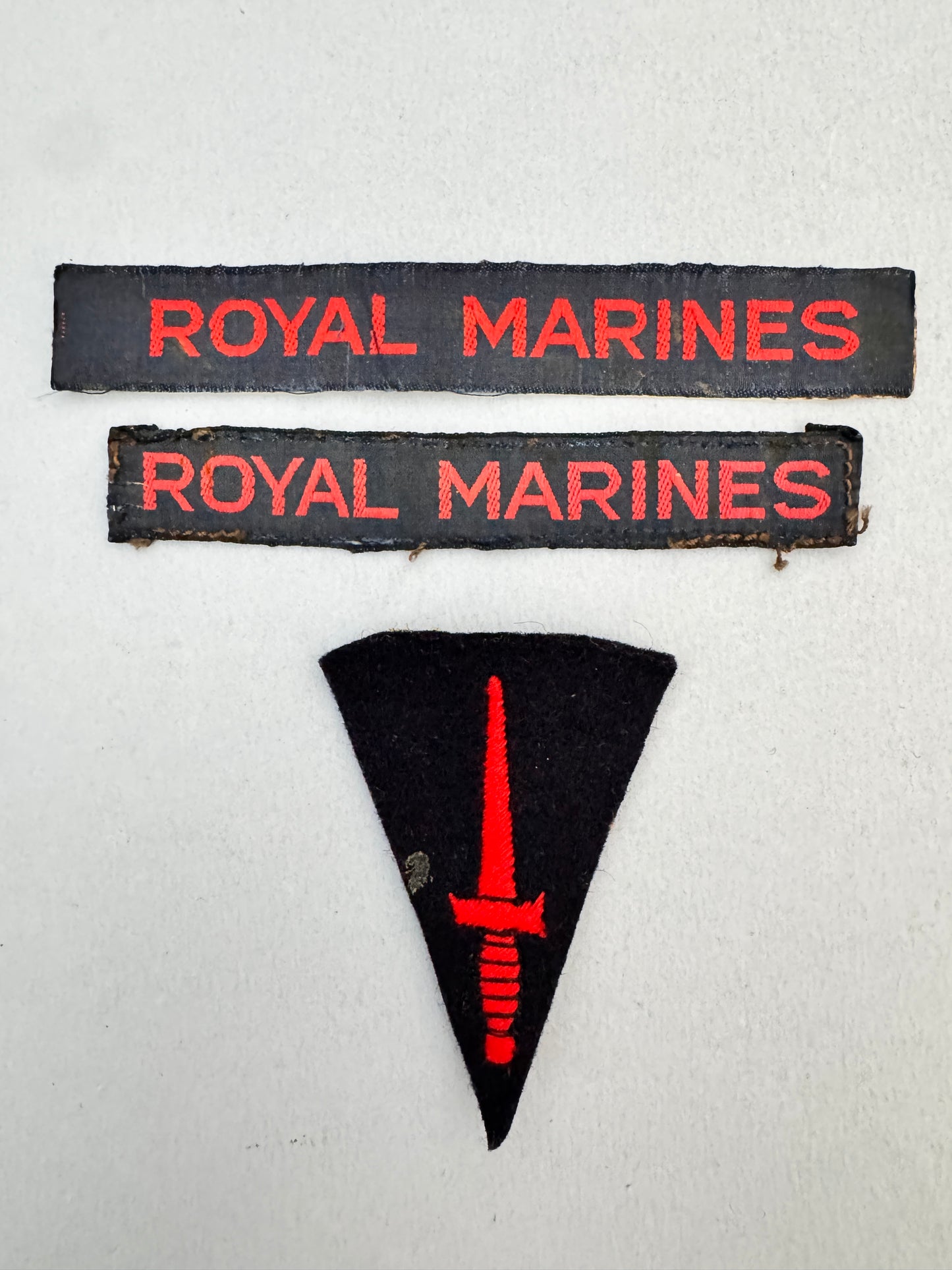 WW2 British Royal Marines Commando Battledress Insignia