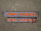 Photo 1 of WW2 British Royal Marines Shoulder Title Badges (Pair) - collectible militaria item
