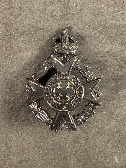 Photo 1 of WW2 British Royal Army Chaplains Department (RAChD) Officer's Cap Badge - collectible militaria item