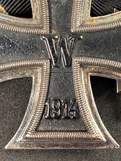 Photo 6 of WW1 & WW2 German Medal Bar - 1914 Iron Cross with 1939 Spange, War Merit, Luftschutz - collectible militaria 