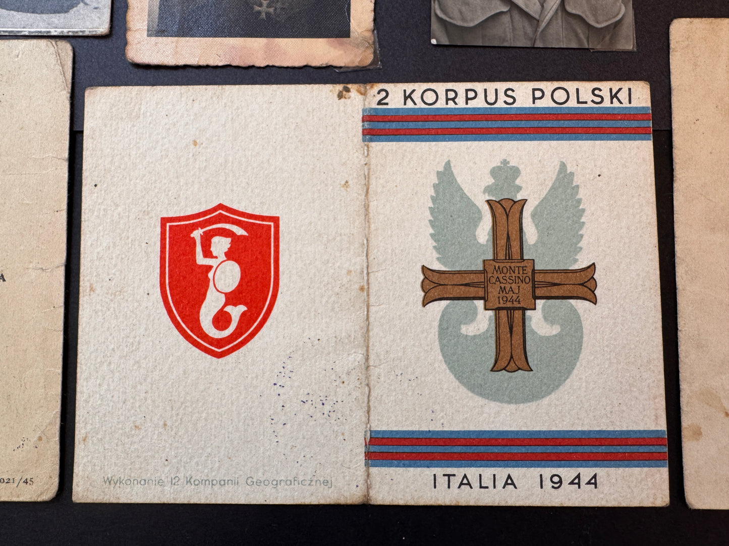 Photo 3 of WW2 Polish Exile Forces Document Group - 2nd Polish Corps, Italy Campaign - collectible militaria item