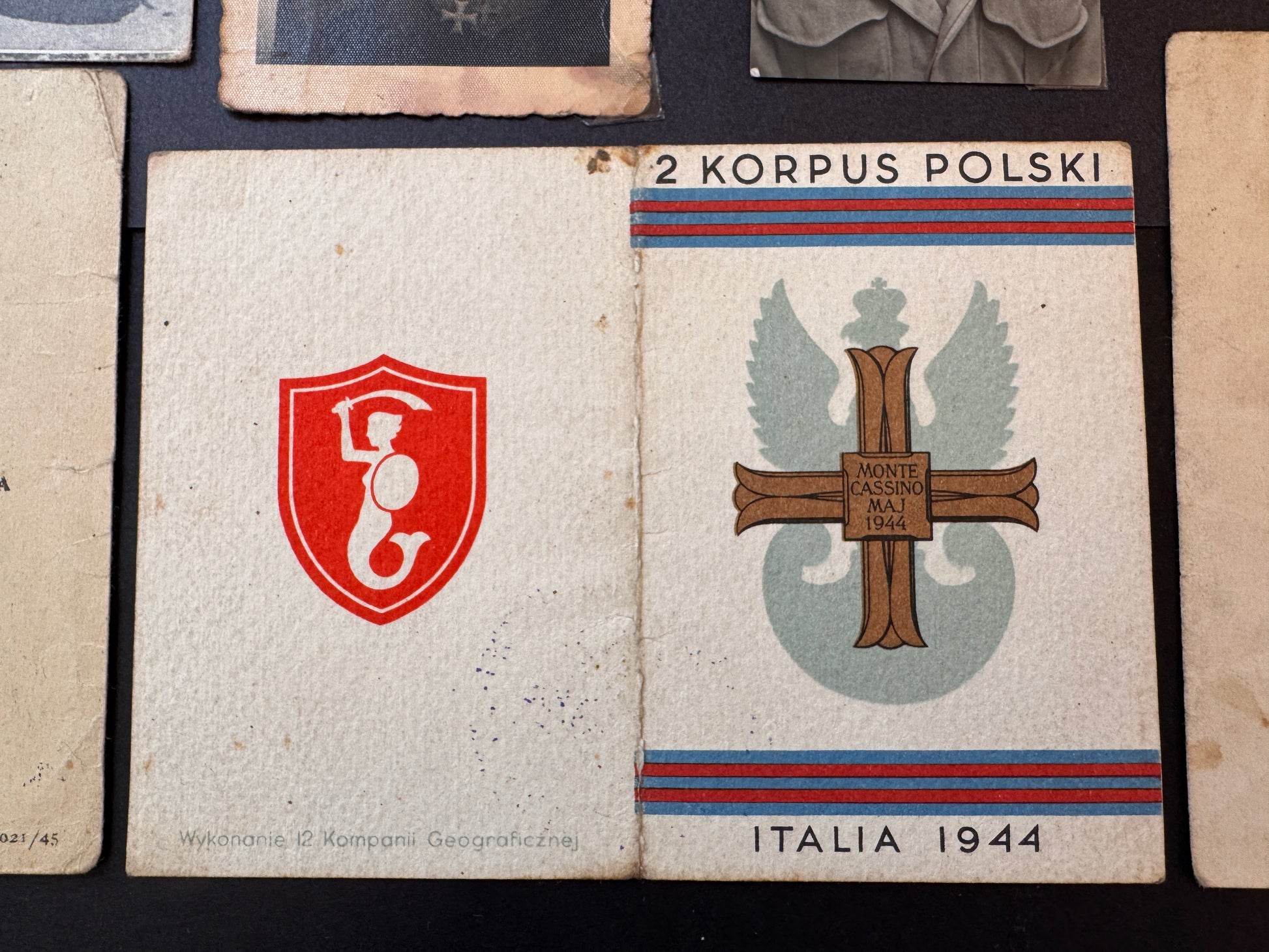 Photo 3 of WW2 Polish Exile Forces Document Group - 2nd Polish Corps, Italy Campaign - collectible militaria item