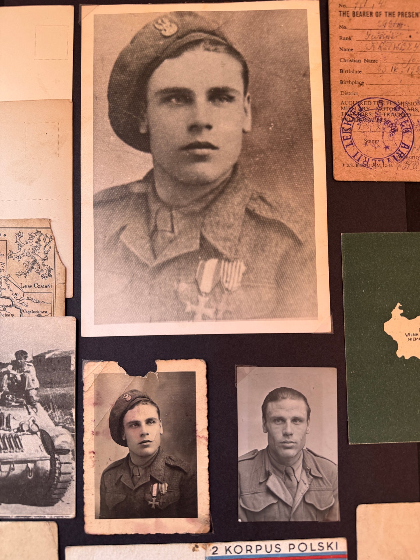 Photo 7 of WW2 Polish Exile Forces Document Group - 2nd Polish Corps, Italy Campaign - collectible militaria item